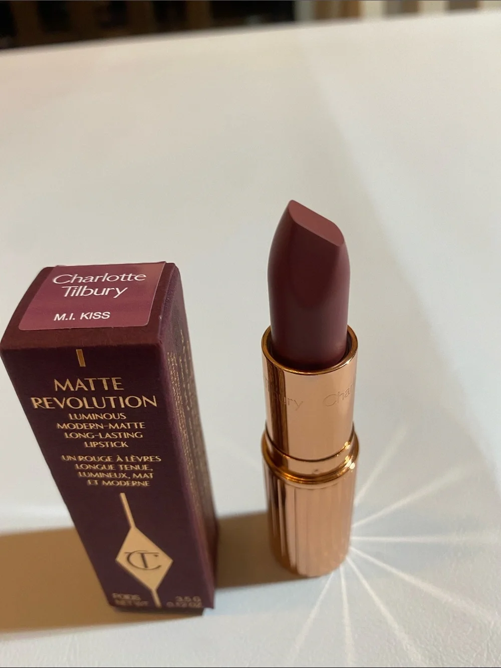 Velvety Matte Lipstick — Dusty Rose Mauve M.I.Kiss